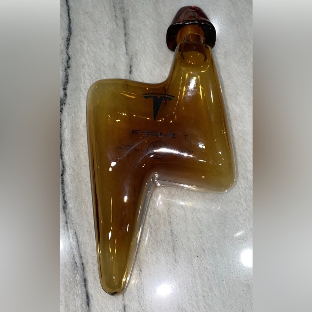 EMPTY Tesla Tequila BOTTLE ONLY Limited Edition Decorative